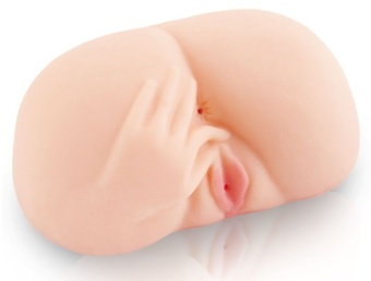 Мастурбатор вагина и анус с рукой на попке Toyfa Juicy Pussy с вибрацией