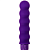 Фиолетовый фигурный вибратор - 17 см.