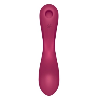 Двухсторонний вакуумный вибростимулятор Satisfyer Curvy Trinity 1 красный