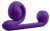 Вибратор для двойной стимуляции Snail Vibe фиолетовый