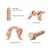 Реалистичный фаллоимитатор Strap-On-Me Sliding Skin S телесный 12,8 см