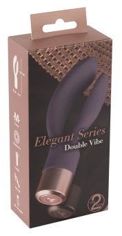 Вибратор для двойной стимуляции Elegant Series Double Vibe