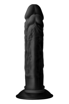 Черный анально-вагинальный фаллоимитатор Double Penetrator - 19,5 см.