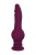 Фиолетовая мини-машина для секса Striker с пультом ДУ - 23,5 см.