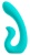 Бирюзовый вибратор NAIRA Dual Heads Vibrator - 17,5 см. Бирюзовый вибратор NAIRA Dual Heads Vibrator - 17,5 см.