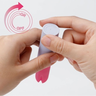 Минивибратор в виде помады Tenga Iroha Stick фуксия