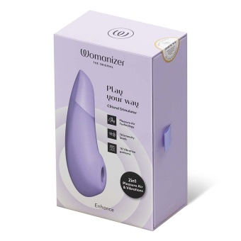 Бесконтактный клиторальный стимулятор с вибрацией Womanizer Enhance сиреневый