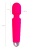 Розовый жезловый вибратор Peony - 20,5 см.