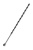 Серебристый длинный уретральный плаг-косичка TOYFA Metal - 15,7 см.