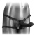 Черный женский страпон с вибрацией Me2 Remote Rumbler - 16,5 см.