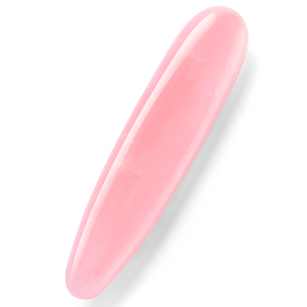 Тонкий фаллоимитатор Le Wand Crystal Slim Wand розовый кварц