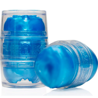 Сквозной мастурбатор Fleshlight Quickshot Alien Blue Metallic синий