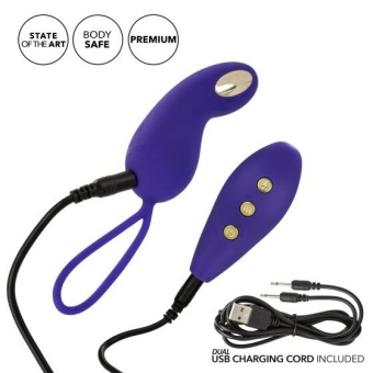 Фиолетовый вибротренажёр Кегеля с электростимуляцией Intimate E-Stimulator Remote Teaser