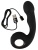 Черный силиконовый вибратор G   P-Spot Vibrator - 16,8 см.