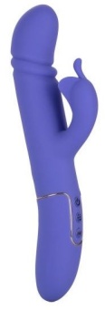 Вибратор с пульсацией и клиторальным стимулятором Shameless Seduser фиолетовый
