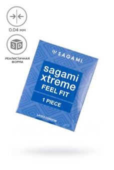Презервативы Sagami Xtreme Feel Fit супер облегающие 1 шт
