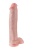 Фаллоимитатор на присоске с мошонкой King Cock with Balls 40 см телесный