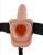 Фаллопротез с мошонкой Hollow Strap-On with Balls 19 см телесный