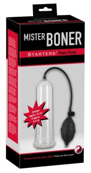 Помпа для пениса Mister Boner Starter - 21,5 см.