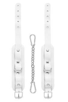 Белые мини-оковы со скруглёнными углами