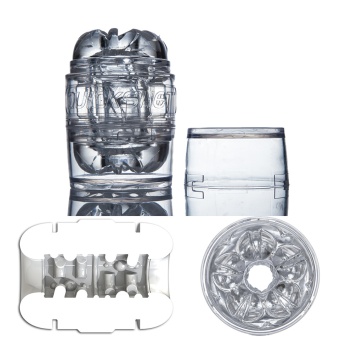 Сквозной мастурбатор Fleshlight Quickshot Vantage прозрачный
