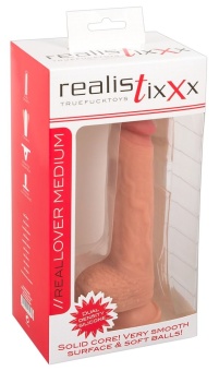 Реалистичный фаллоимитатор на присоске Real Lover Medium - 21,7 см