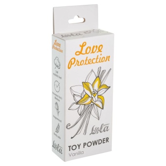 Пудра для игрушек ароматизированная Love Protection Ваниль 15 г