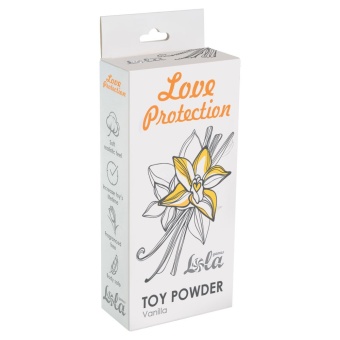 Пудра для игрушек ароматизированная Love Protection Ваниль 30 г