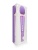 Сиреневый жезловый вибромассажер с головкой на гибкой шее - 25,5 см.