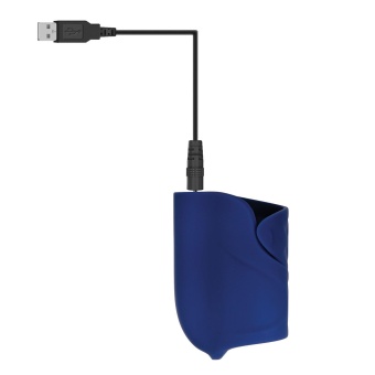 Мужской набор в синем цвете In s  Out s: вибромастурбатор и анальный плаг