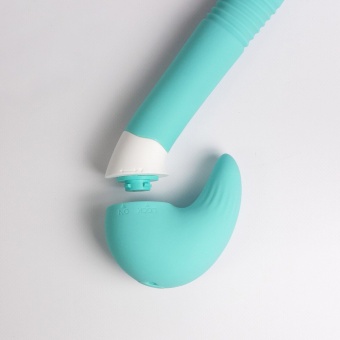 Вибратор 2в1 Youvic бирюзовый