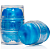 Сквозной мастурбатор Fleshlight Quickshot Alien Blue Metallic синий