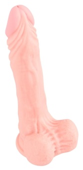 Реалистичный фаллоимитатор с чуть зауженной головкой Medical Silicone Dildo - 21 см.