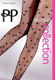 Стильные колготки с принтом в виде звездочек