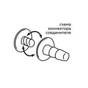 Женский страпон с реалистичной насадкой и вагинальной пробкой - 16 см.