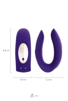 Вибратор для пар с пультом управления Satisfyer Partner Toy Plus Remote фиолетовый