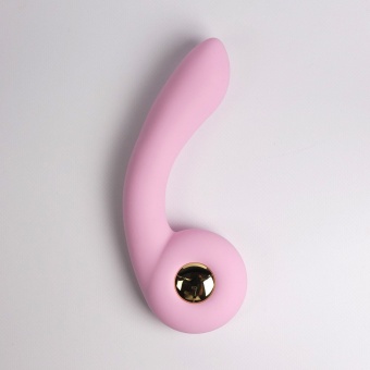 Вибратор с нагревом Youvic Bendable Heating G-Spot розовый