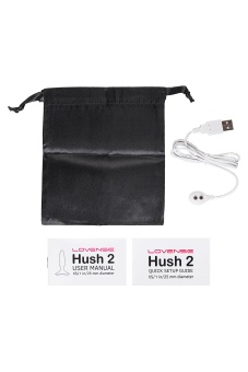 Тонкая анальная пробка Lovense Hush 2 XS с приложением