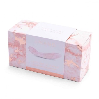 Фаллоимитатор для зоны G Le Wand Crystal G-wand розовый кварц