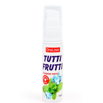 Съедобный лубрикант для орального секса Tutti Frutti OraLove сладкая мята 30 г