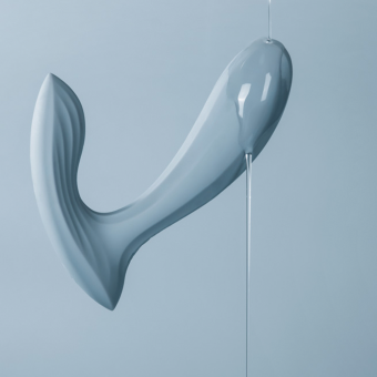 Вибратор Svakom Erica с управлением от приложения голубой