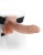 Фаллопротез с мошонкой Hollow Strap-On with Balls 19 см телесный