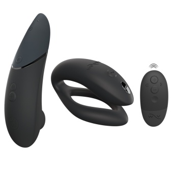 Набор Lust Luxury Womanizer Next And We-Vibe Sync O чёрный