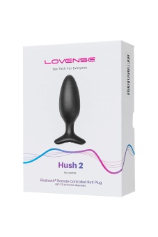 Анальная пробка Lovense Hush 2 M с приложением