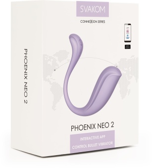 Виброяйцо с приложением Svakom Phoenix Neo 2 сиреневое