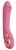 Розовый тонкий вибратор для точки G Slim G-Spot Rose - 21,4 см.