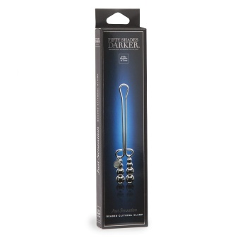 Зажим для клитора Fifty Shades Darker Just Sensation Beaded Clitoral Clamp Зажим для клитора Fifty Shades Darker Just Sensation Beaded Clitoral Clamp