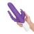 Вибратор хай-тек для двойного проникновения Rabbit фиолетовый 26 см