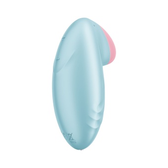 Клиторальный мини-вибратор Satisfyer Tropical Tip с приложением голубой
