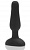 Маленькая анальная вибропробка B-Vibe Novice Plug чёрная - 10,2 см